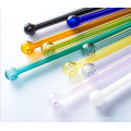 custom colored glass straws glass milk coffee straws